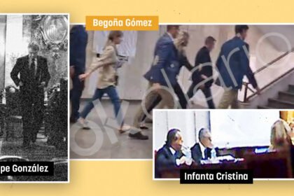 Las fotos de González, la Infanta Cristina y Begoña Gómez ante la Justicia