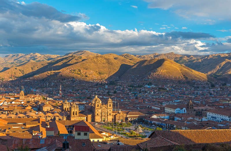 Panorámica de la ciudad de Cuzco, en Perú, que fue capital del Imperio inca.