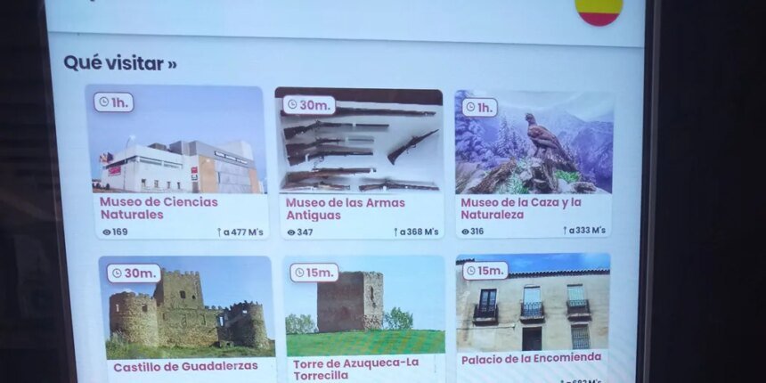 Veinticuatro ayuntamientos de los Montes de Toledo estrenan pantallas como puntos de información turística