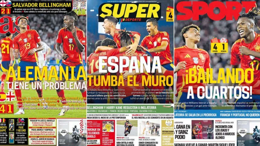 Tras el susto inicial, festival de la Roja en Colonia.